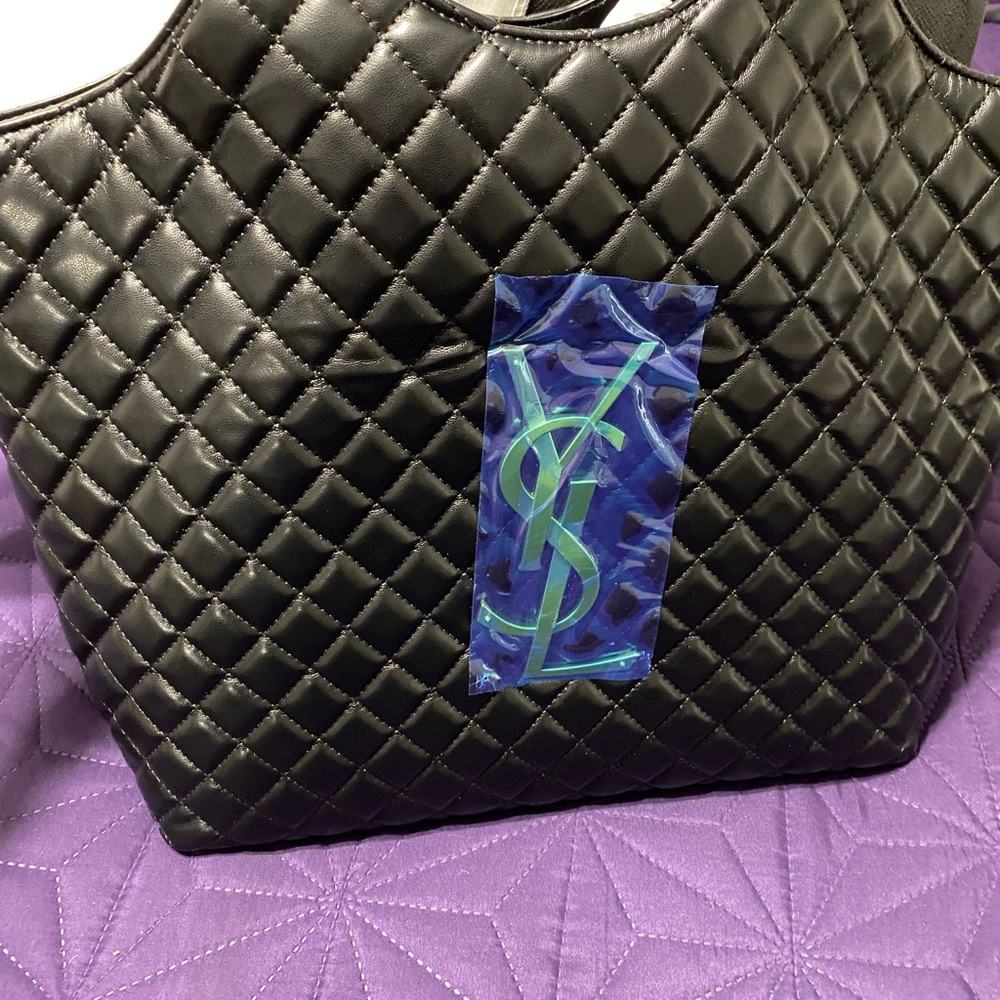Black Quilted Leather Bag